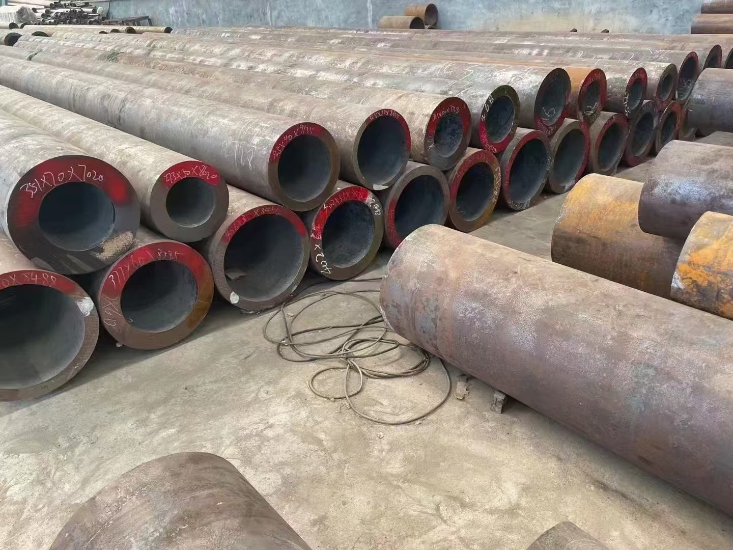 信阳市无缝钢管切割定尺切割加工Q355D高强度板材 - 哪里好